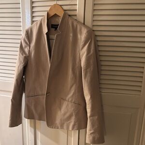 Talbots Women's Cotton/Spandex Beige Jacket